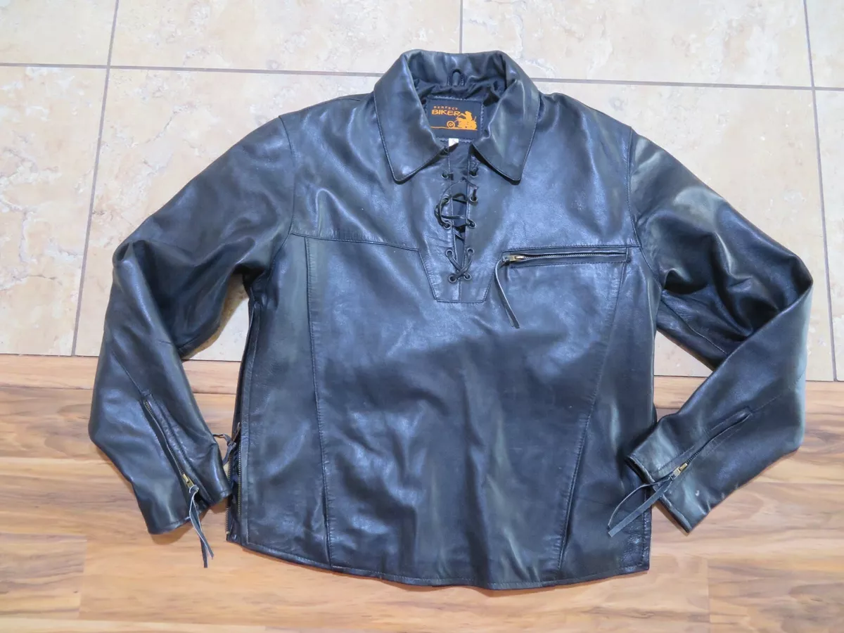 Leather pullover clearance shirt