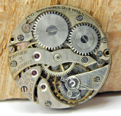 Vintage Ito watch co. 15 jewel 3 adjustment watch movement with good balance