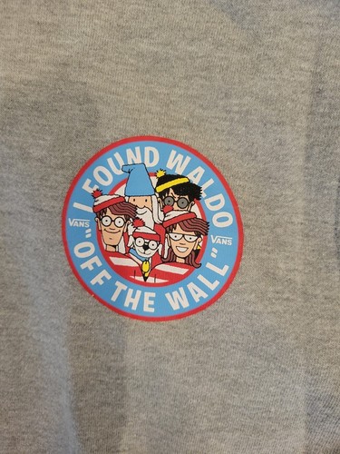 Where's Waldo Vans Hoodie Sweatshirt kids Xl Or Women’s Small Pullover Hooded - Picture 3 of 8