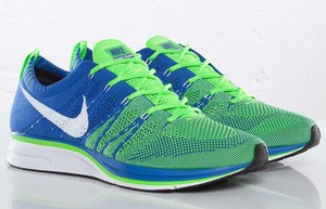 nike flyknit trainer mens blue