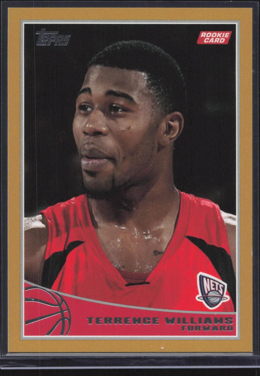 2009-10 Topps #329 Terrence Williams Gold #/2009 Rookie RC Nets