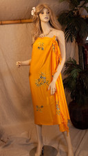 Hand stamped batik sarongs