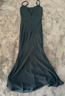 Dress the Population Jodi Crepe Evening Gown Mermaid Formal Maxi Dress  Black XXS | eBay