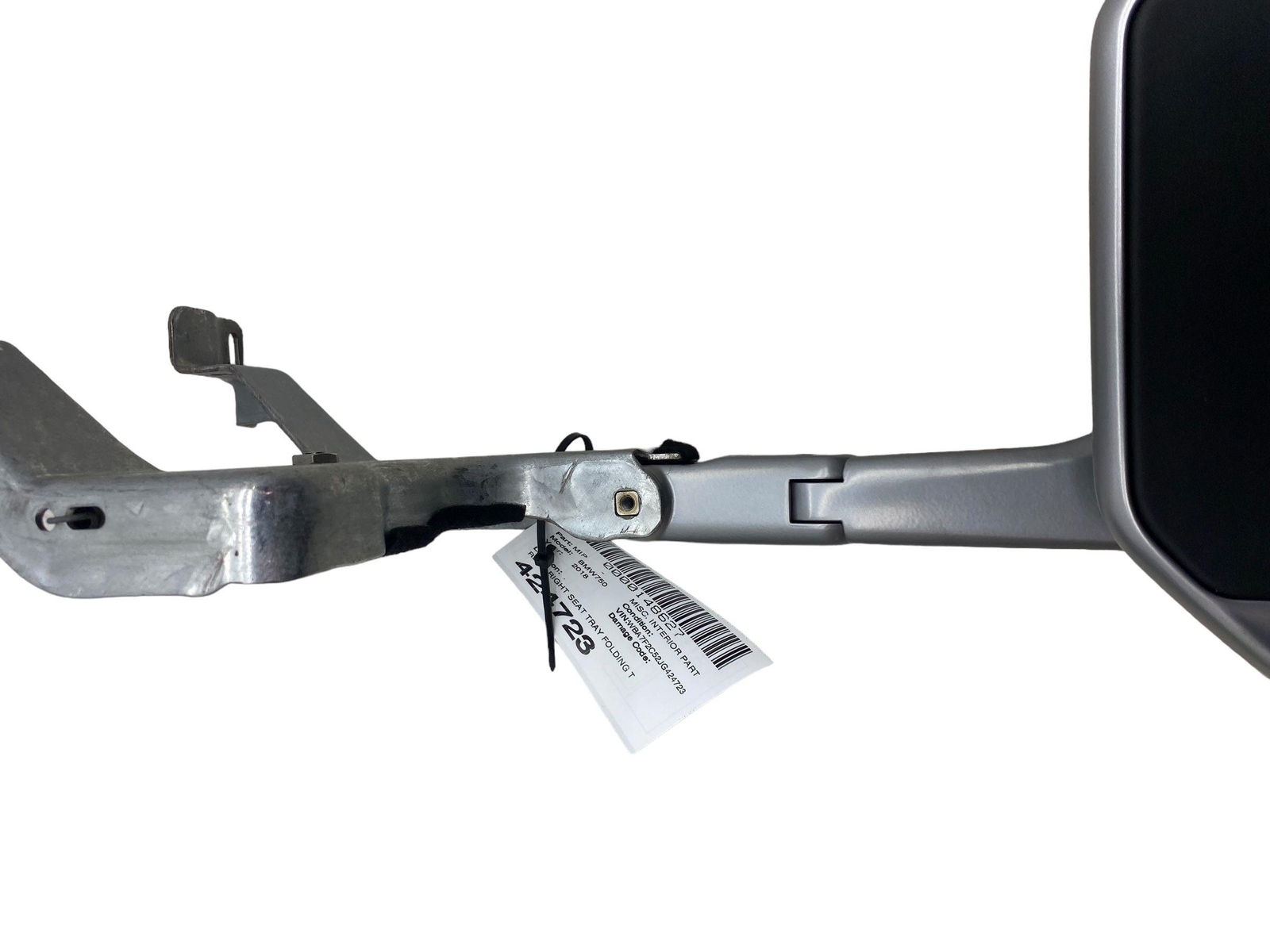 2016 - 2019 BMW 750i G12 OEM REAR RIGHT SEAT TRAY FOLDING TABLE