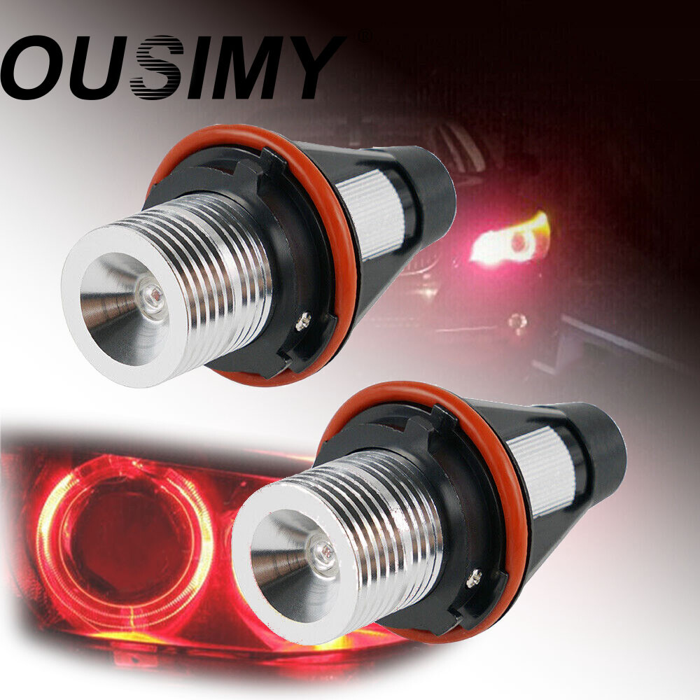 CSPARKV LED Angel Eyes LED Light 2pcs 12W Halo Ring Marker Light Angel Eyes Ampoules Pour E90 E91 2005 2008 Lampes Auto Led Phares Feux De Jour Lumiere Bleue 82842843