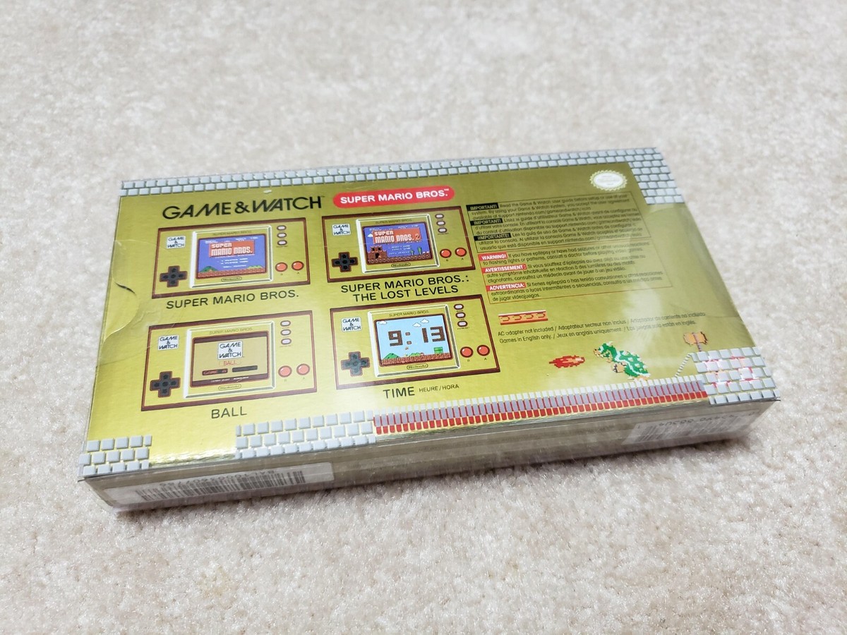 【新品未開封】GAME &WATCH SUPER MARIO BROS. Brand New Unused Nintendo Game & Watch Japan Super Mario