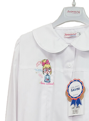 Mädchen Schulschürze weiß AMBROSINO SAVIM - LOL - Frozen - Minnie etc... - Bild 15 von 116