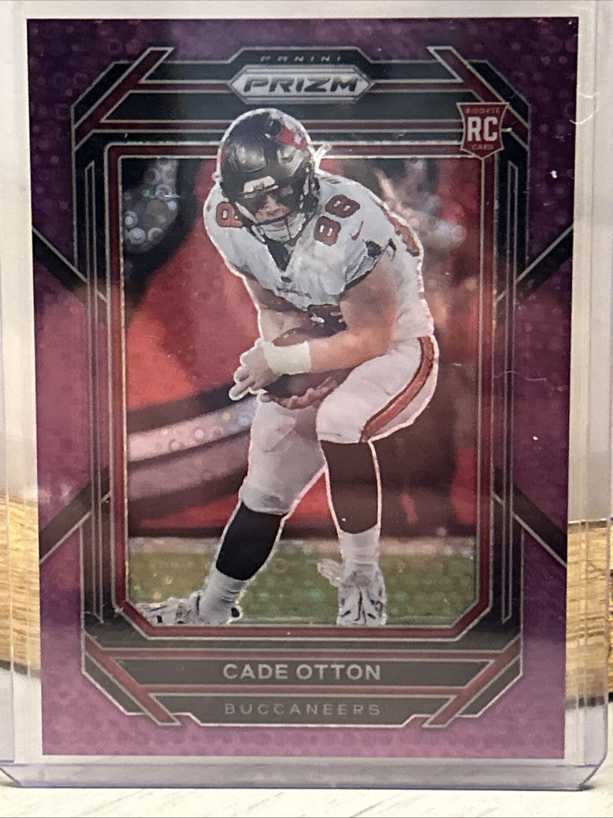 2022 Prizm #362 Cade Otton RC Purple No Huddle /35 Bucs