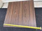 Table 24"X24"X17" Used Laminated w/ Chrome Legs Side/End Table Mid-Century Mod. — photo 5