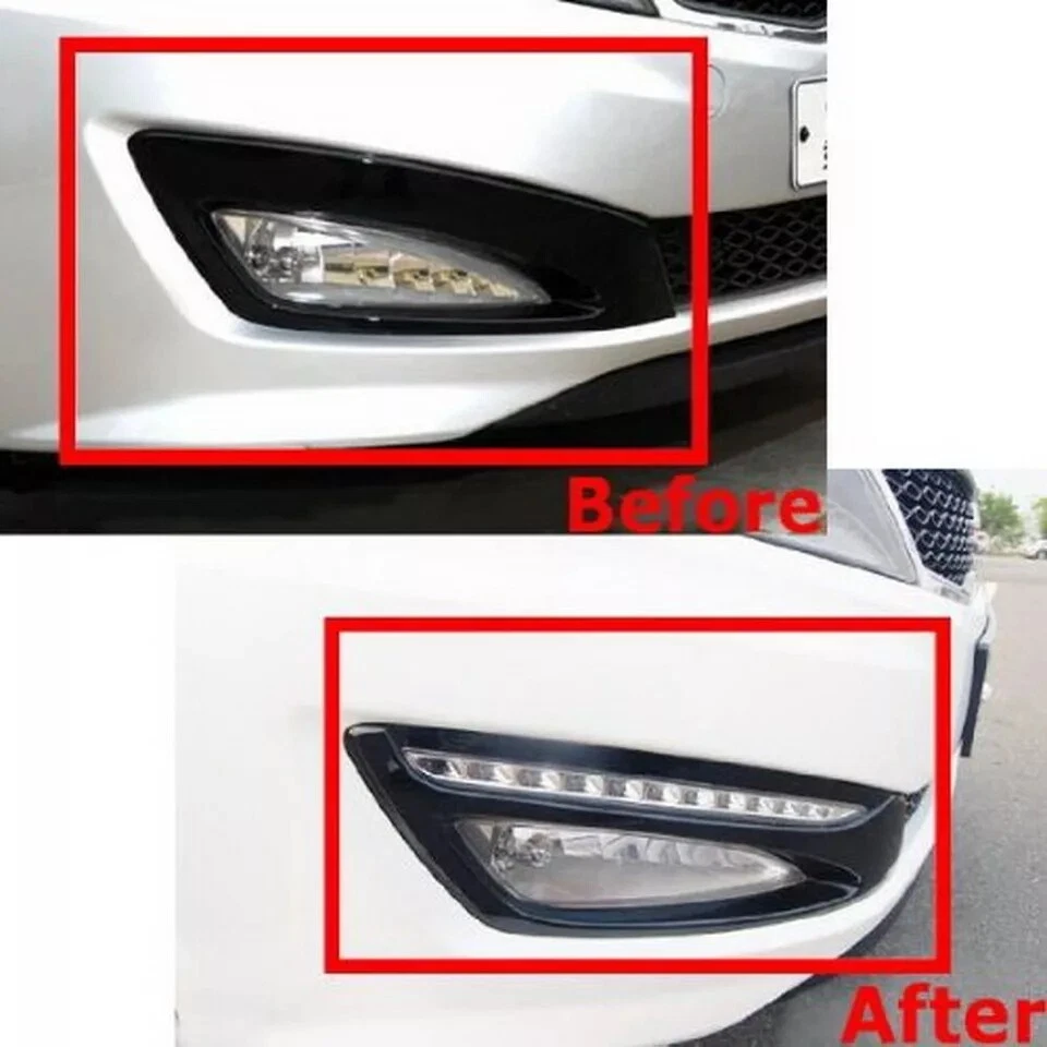 Par de luces antiniebla LED de circulación diurna DRL para KIA Optima K5 2011-2013 Foto 4 de 4