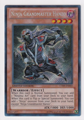 遊戯王 Collectible Tin 2012 忍者マスター HANZO Yu-Gi-Oh! TCG Ninja Grandmaster Hanzo 2012 Collectors Tins CT09