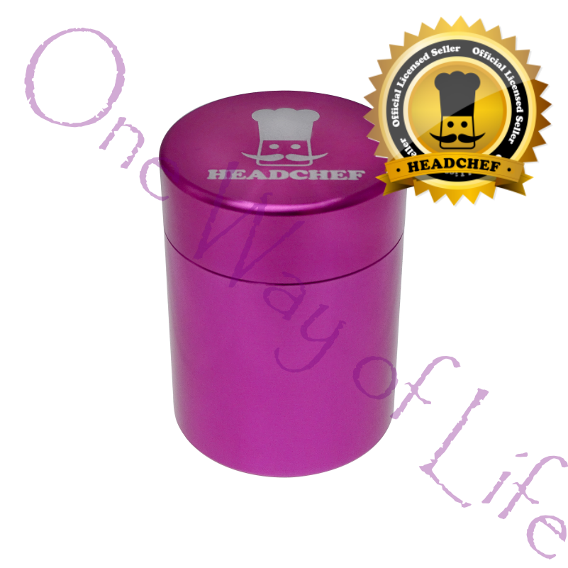 STASH JAR POT SNUFF TOBACCO HEADCHEF BOX ALLUMINIUM WITH AIR - Foto 9