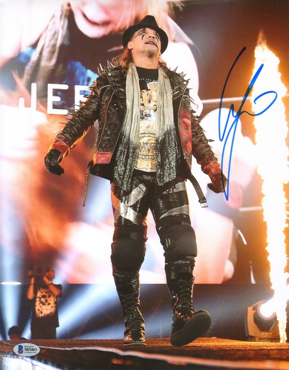 Chris Jericho Signed 11x14 Photo BAS COA AEW New Japan Pro