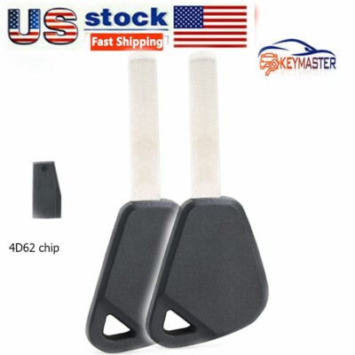 2X Transponder Chip Car Key FOB for Subaru Forester Outback Legacy Impreza WRX