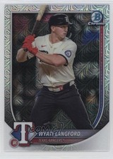 2025 Bowman Mega Box Chrome Mojo Refractor Wyatt Langford #33 7i6