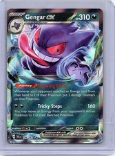 Gengar ex 104/162 Double Rare Temporal Forces Pokemon Holo Near Mint