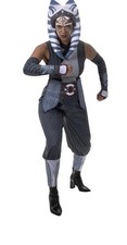Star Wars The Mandalorian Ahsoka Tano Jazwares Adult Costume Sz Med 8-10 a