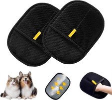 2PCS Pet Hair Removal Glove for Dogs  Cats, Magic Brush Gloves for Furniture