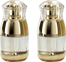 1 oz 30ml Clear Plastic Lotion Pump Bottles 2 Pack Empty Refillable with Light