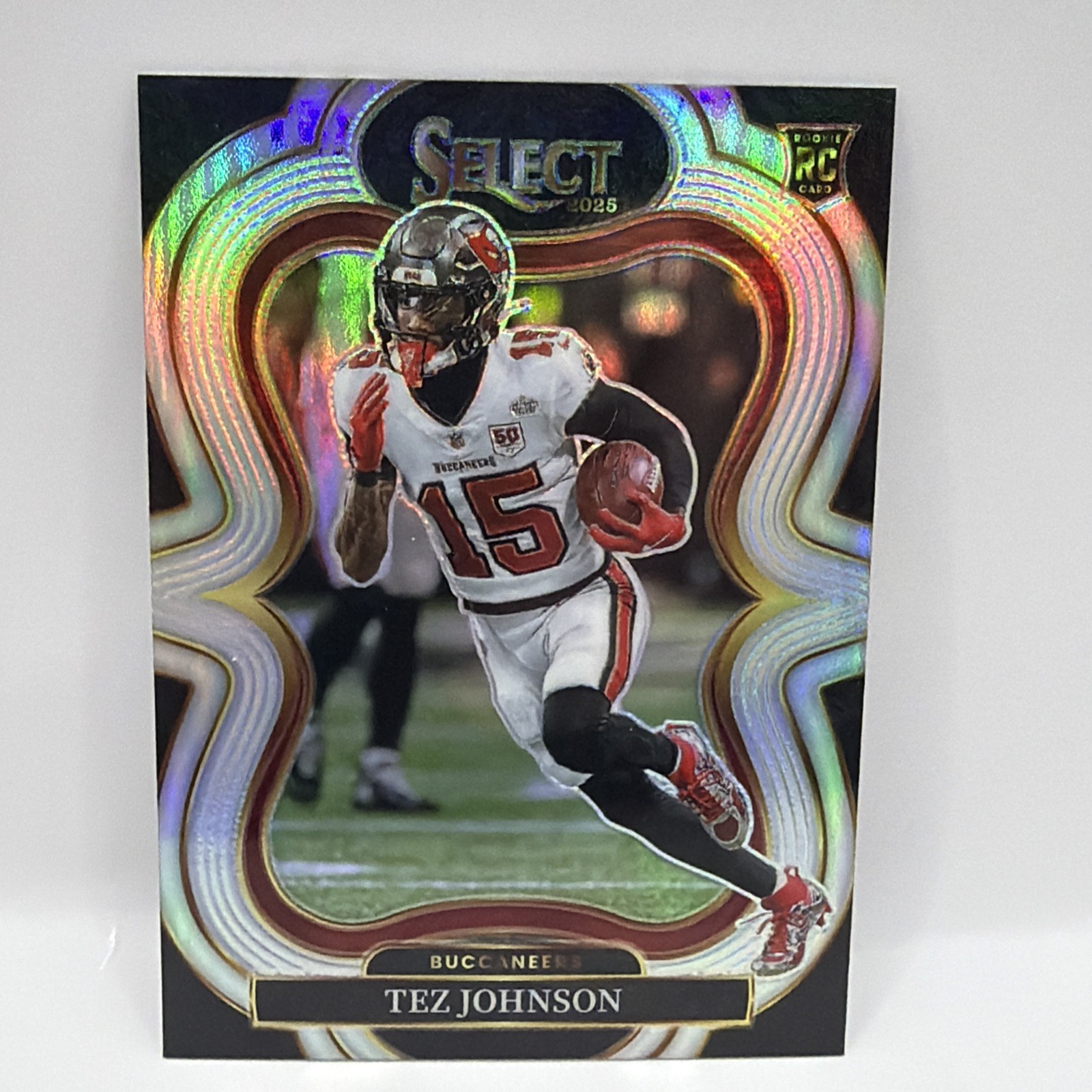 2025 Panini Select - Suite Level Tez Johnson #338 Silver Prizm (RC)