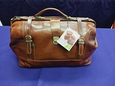 Saga Overnight Calfskin Travel Bag