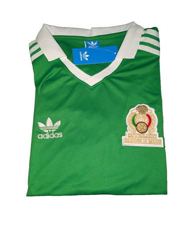 Adidas Mexico Retro Home 1986 Classic Jersey New Mens Large