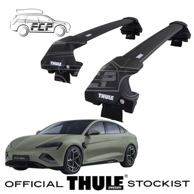 Thule WingBar Edge Black Roof Bars Set for BYD Seal 4dr Saloon 22-25