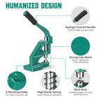 Yessources #0/#2/#4 Grommet Tool Kit 900pcs 1/4" 3/8" 1/2" Grommets and Washers — photo 4
