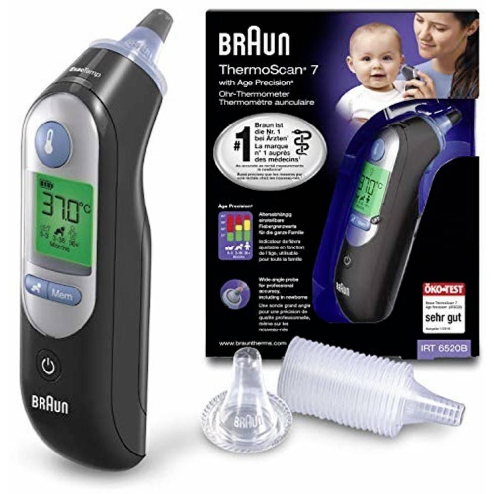 Thermomètre auriculaire Braun ThermoScan 7 pour toute la famille lors des épidémies d'hiver