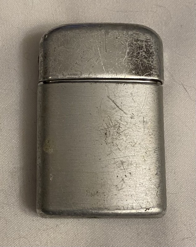 Vintage Ronson Typhoon Flip-Top Lighter British Empire Made Tobacciana