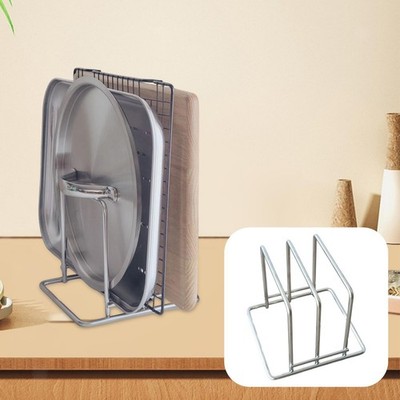 Edelstahl Doppel Schlitze Schneidebrett Halter 6,3x6,1x5,5 Zoll Utensil