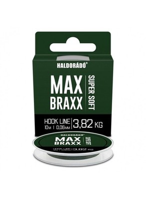 Haldorado Max Braxx Vorfachschnur 10m Geflochten Unsichtbar