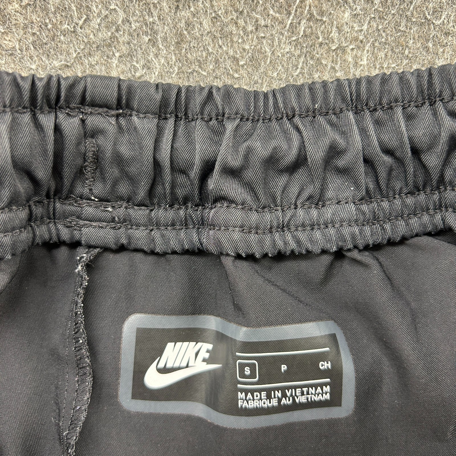 Nike Pants Mens Small Black Sweat Jogger Drawstring Swoosh Tech Pack Polyester image 4