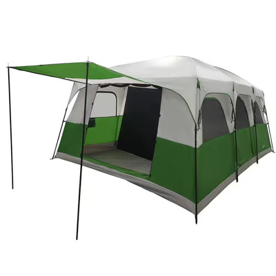 12 Man Large Camping Tent, Green