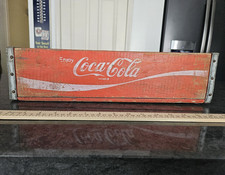 Coca-Cola Vintage 1978 Chattanooga Wooden Bottle Carrier/Crate Enjoy Coca-Cola