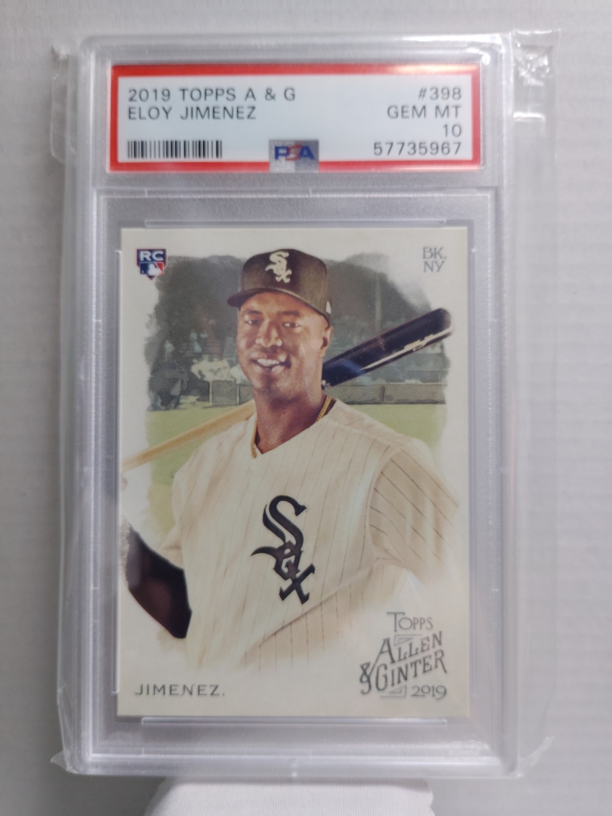 Eloy Jimenez 2019 Topps Allen & Ginter RC #398 White Sox/Blue Jays PSA 10