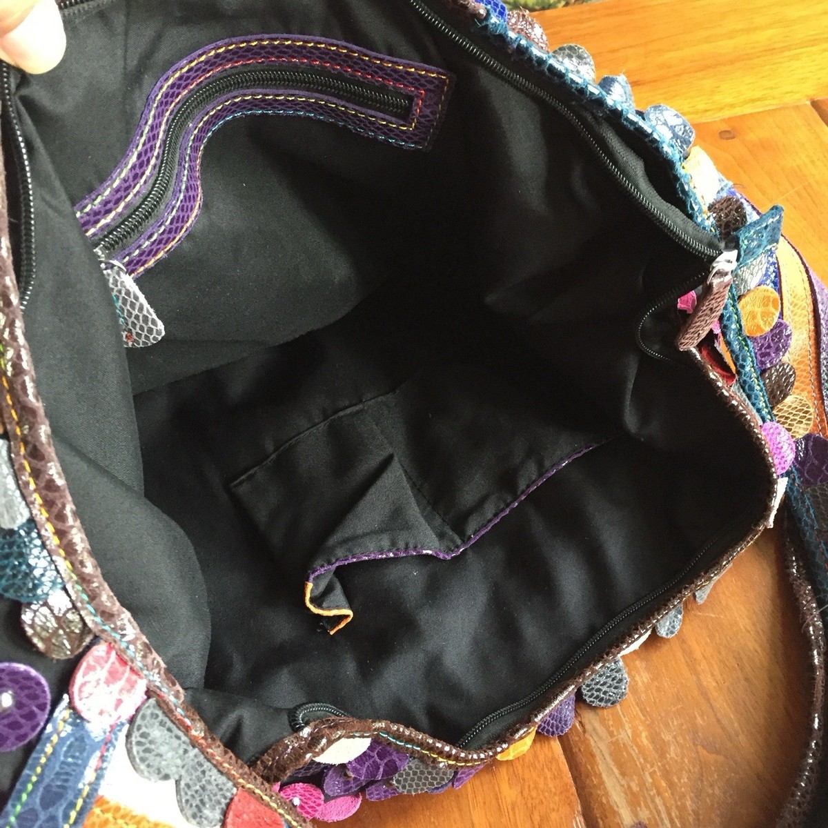 Sac à main Hobo Le Tanneur Capricieuse Bleu - Sac porté épaule