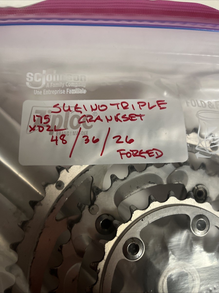 Lightly used Sugino XD2 Triple Crankset – 48/36/26 175mm, | eBay