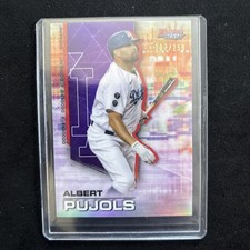 2021 Bowman’s Best Purple Refractor Albert Pujols #87 Los Angeles Dodgers /250