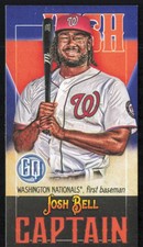 Josh Bell 2021 Topps Gypsy Queen Captains Minis Indigo/250 #CM-JB Nationals