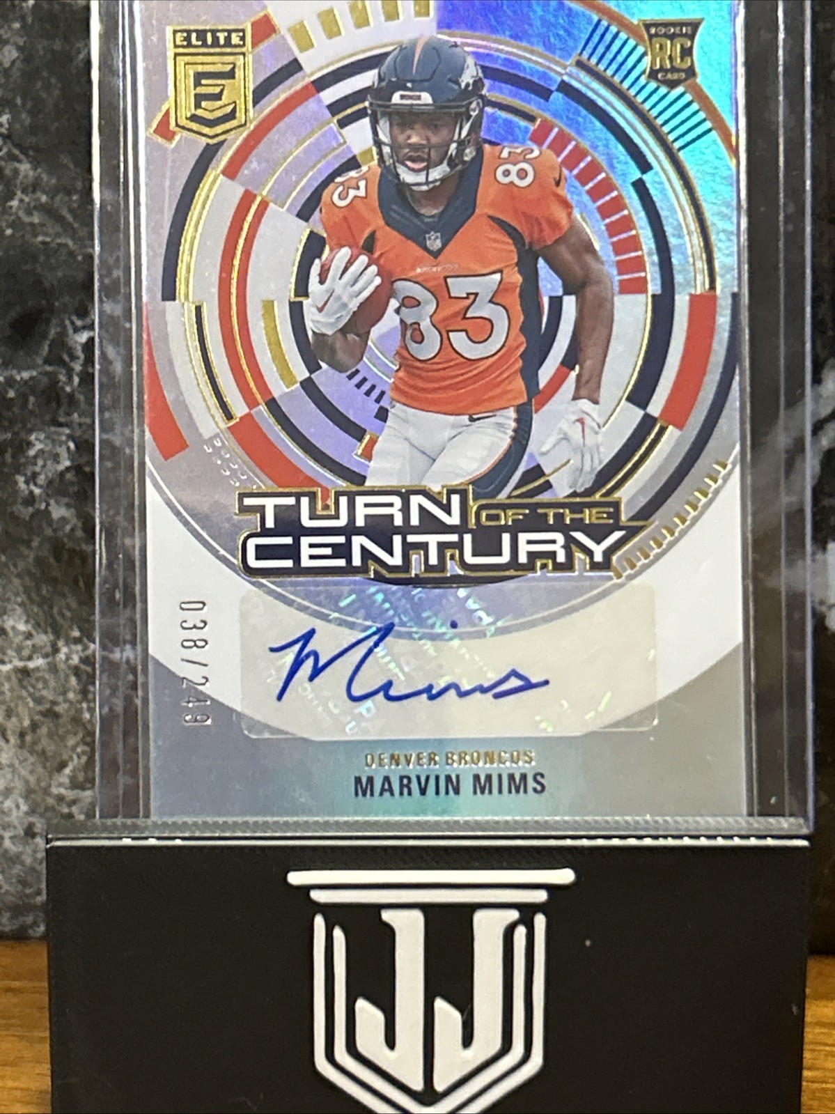 🔥2023 Donruss Elite Marvin Mims Turn Of The Century Auto #d To 249 Broncos🔥