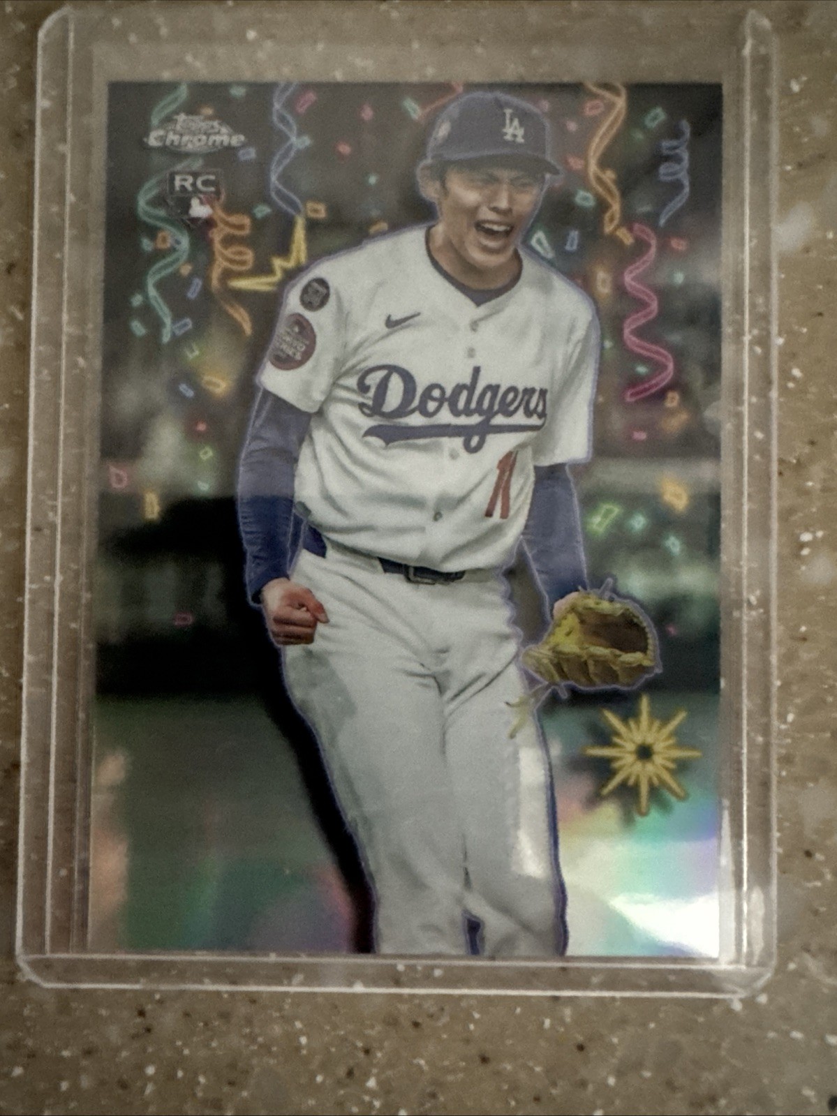 2025 Topps Chrome Update Refractor Celebracion Roki Sasaki SSP CASE HIT DODGERS
