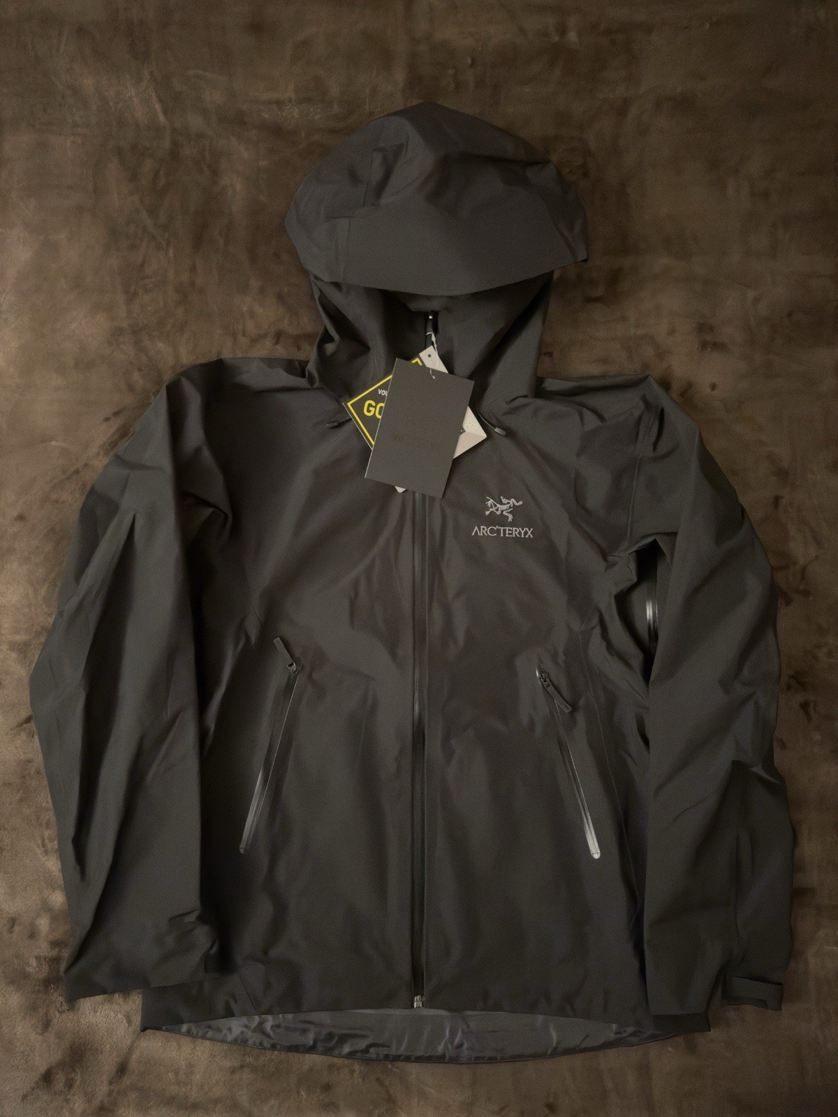 Arcteryx Beta LT Jacket Mens Black Size M Gore Tex Raincoat Windbreaker Jacket image 2
