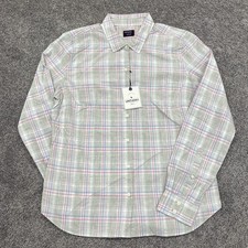 UNTUCKit Chasselas Womens 10 Long Sleeve Button Up Plaid Shirt Cotton