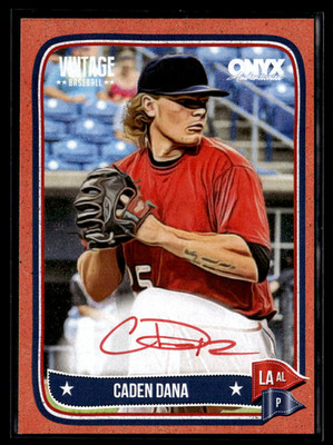 Caden Dana 2024 Onyx Vintage Red Auto 8/25