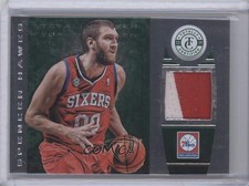 2013-14 Totally Certified Memorabilia Green Prime 3/5 Spencer Hawes #34 o1h