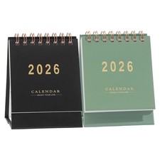 2026-2027 Mini Decorative Desktop Calendar Daily Planning Supplies For Home