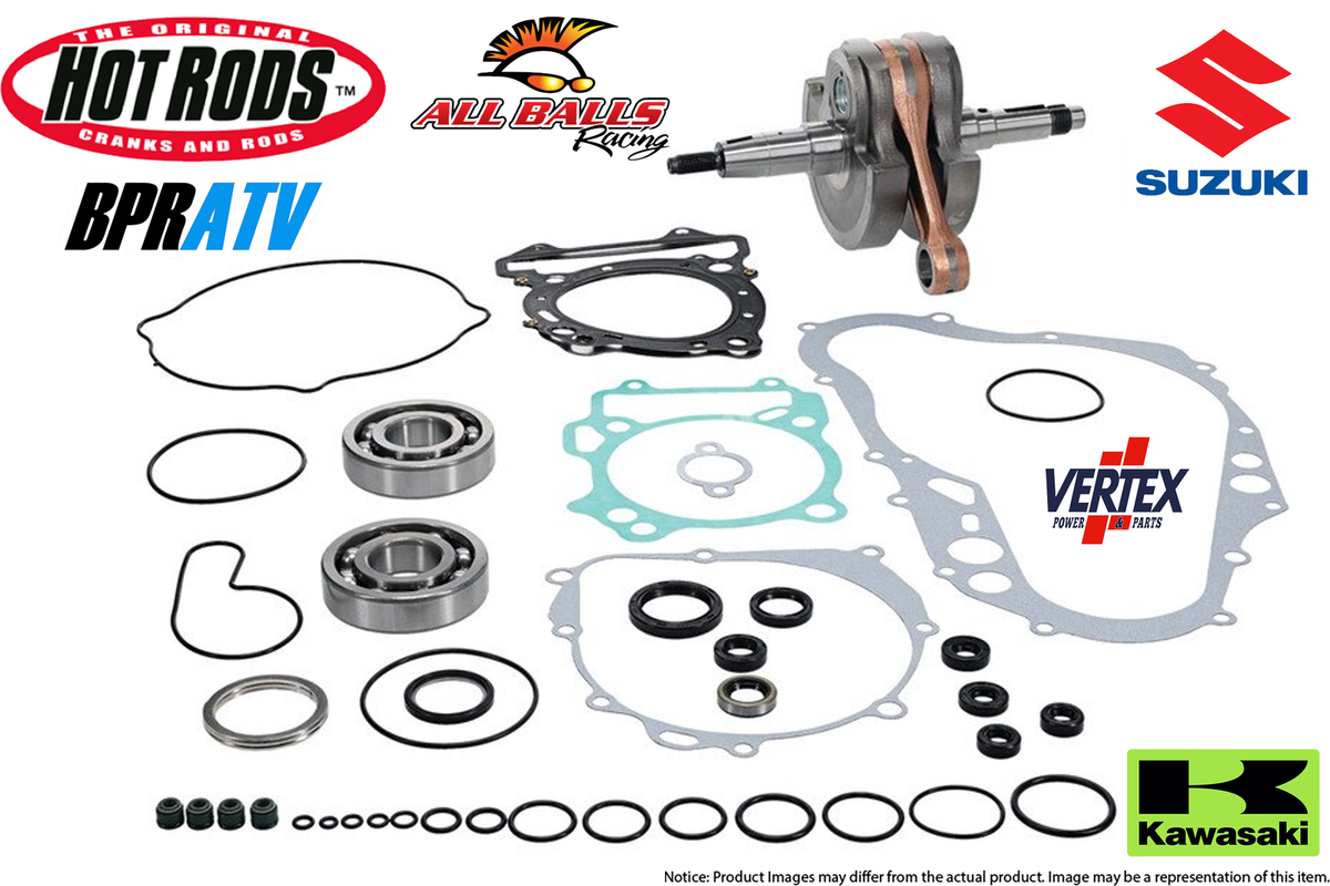 Suzuki LTZ400 KFX400 Hot Rods STD Bottom End Rebuild Kit Vertex