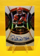2025 Panini Select - Signatures Peter Warrick #SP-PWK Silver Prizm (AU) /35