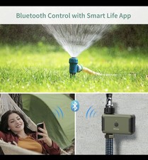 Smart Water Timer, Diivoo Bluetooth Sprinkler Irrigation Timer Rain RRP £30